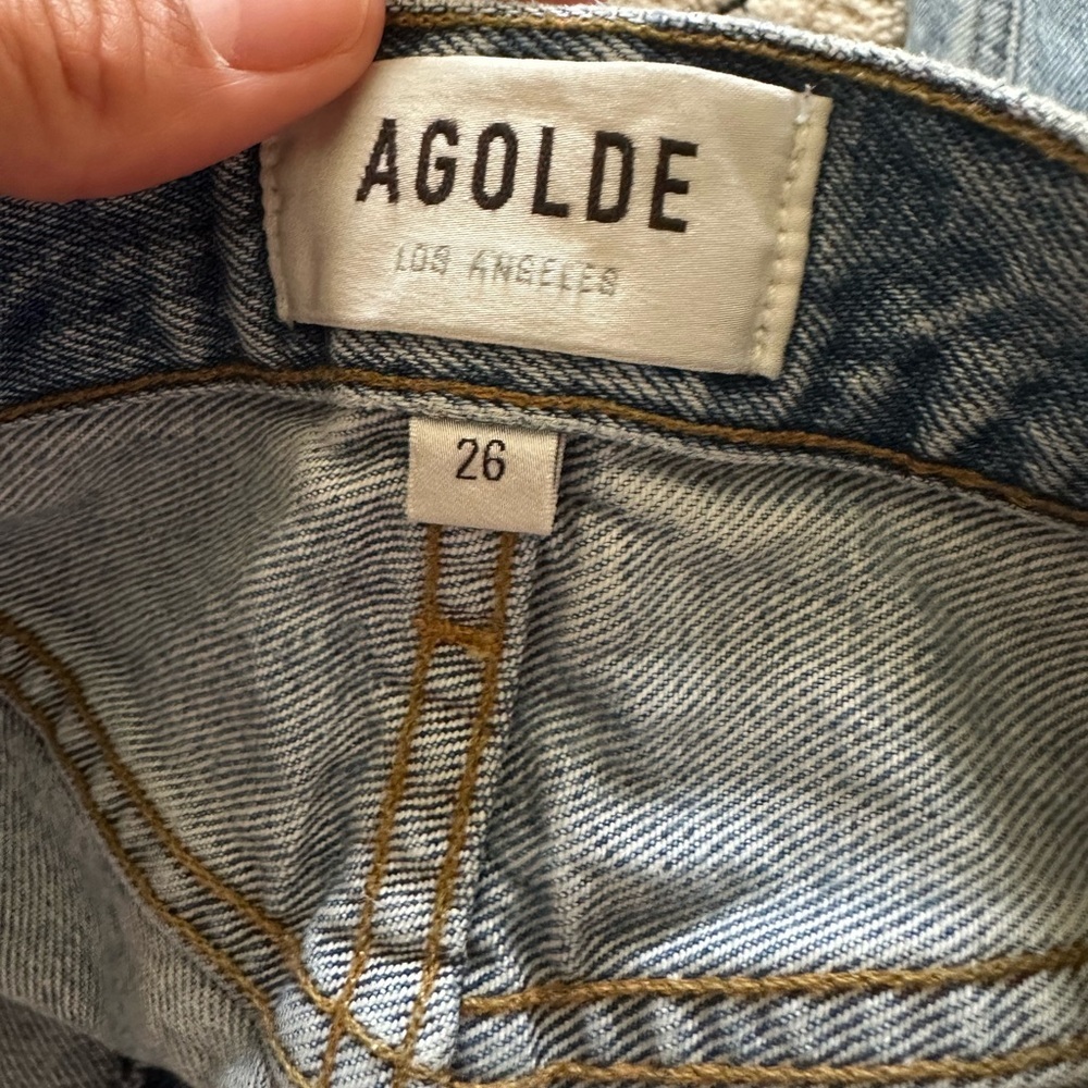 AGOLDE 90'S PINCH WAIST HIGH RISE STRAIGHT IN STAGE - Picture 5 of 10